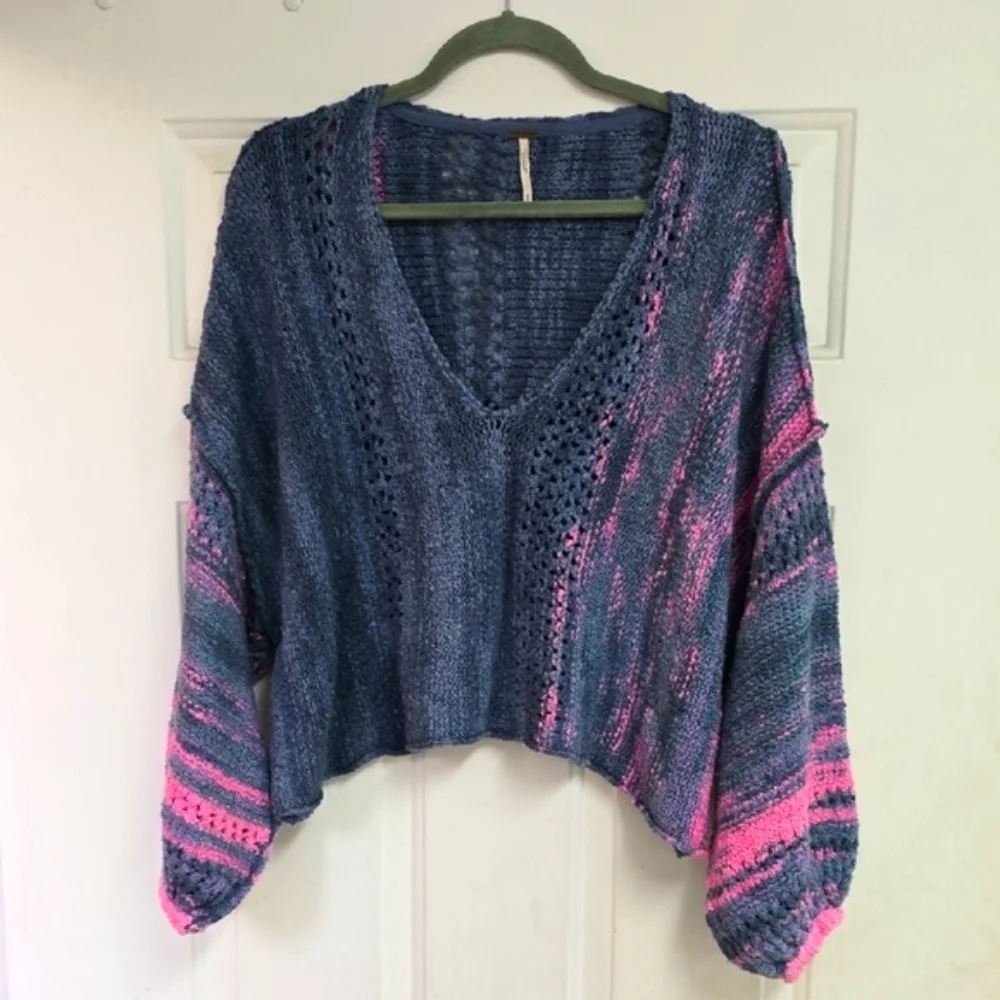 Amethyst Sweater in Blue ComboFree People